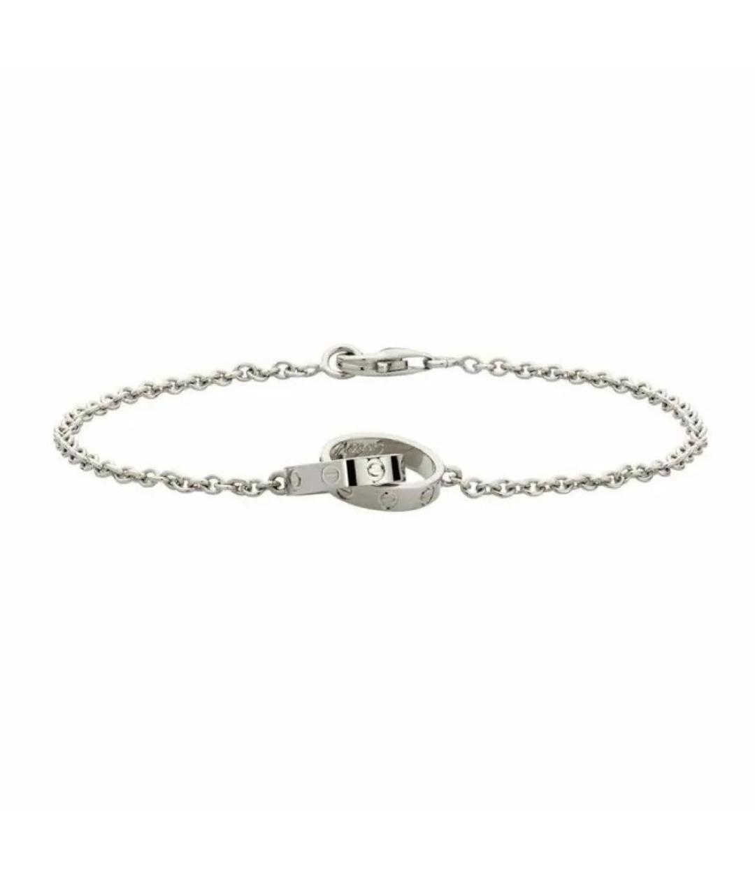 CARTIER Серый браслет из белого золота, фото 1