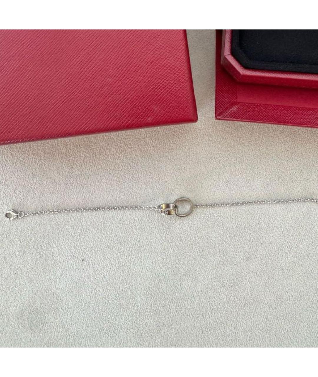 CARTIER Серый браслет из белого золота, фото 5