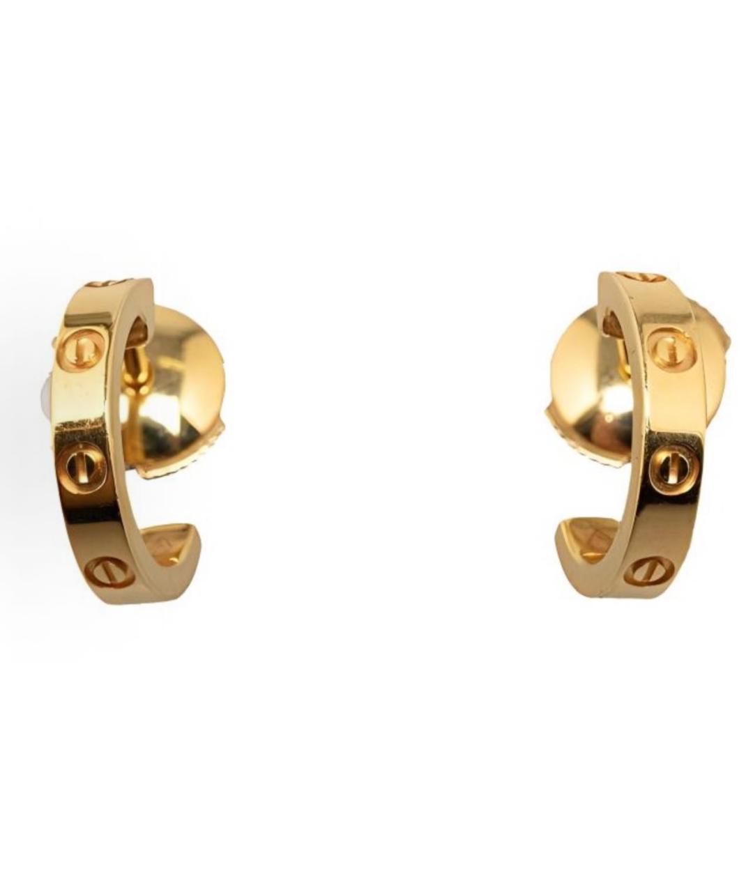 CARTIER Золотые серьги из желтого золота, фото 5