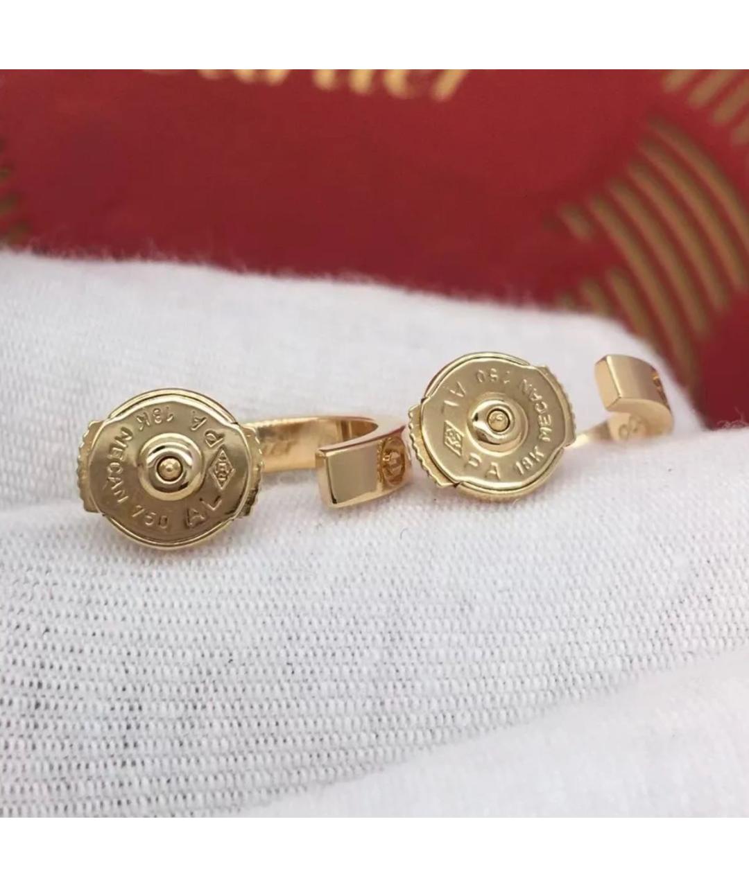 CARTIER Золотые серьги из желтого золота, фото 4