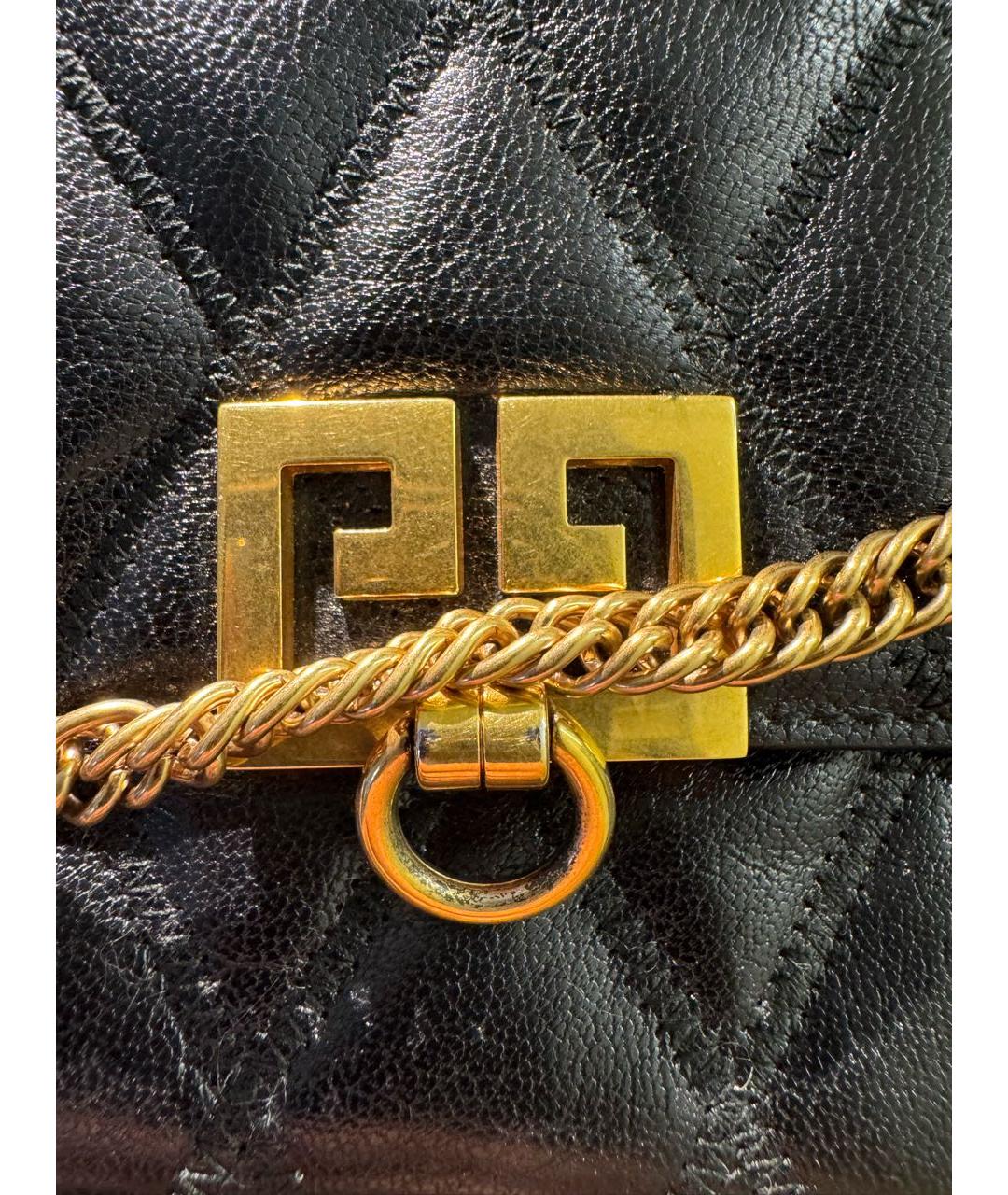 GIVENCHY Черная кожаная поясная сумка, фото 8