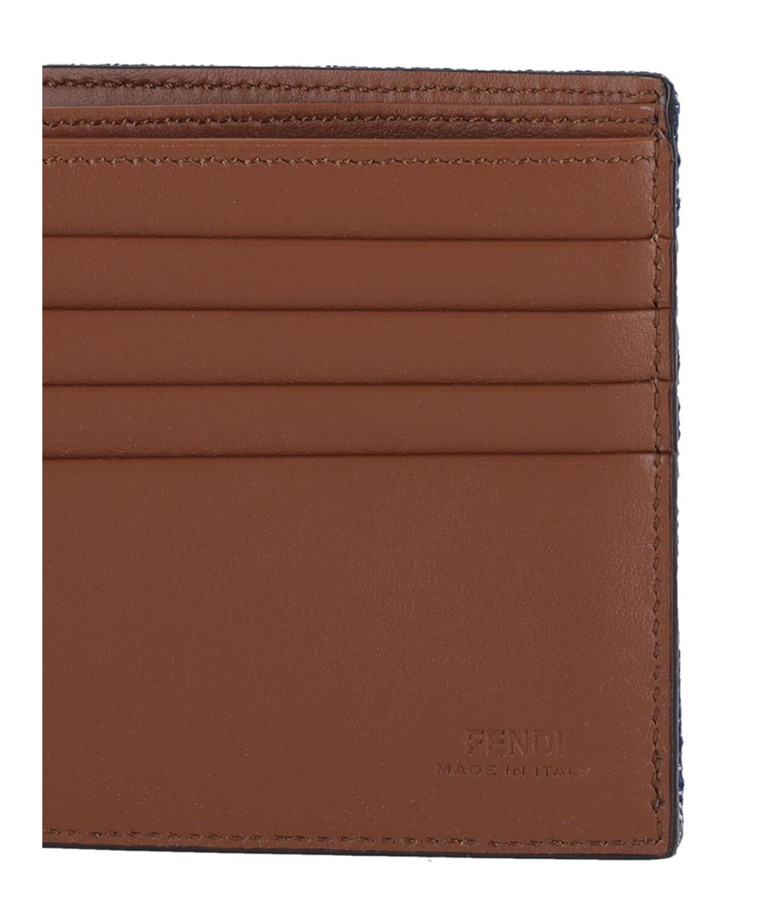 FENDI Синий кошелек, фото 5