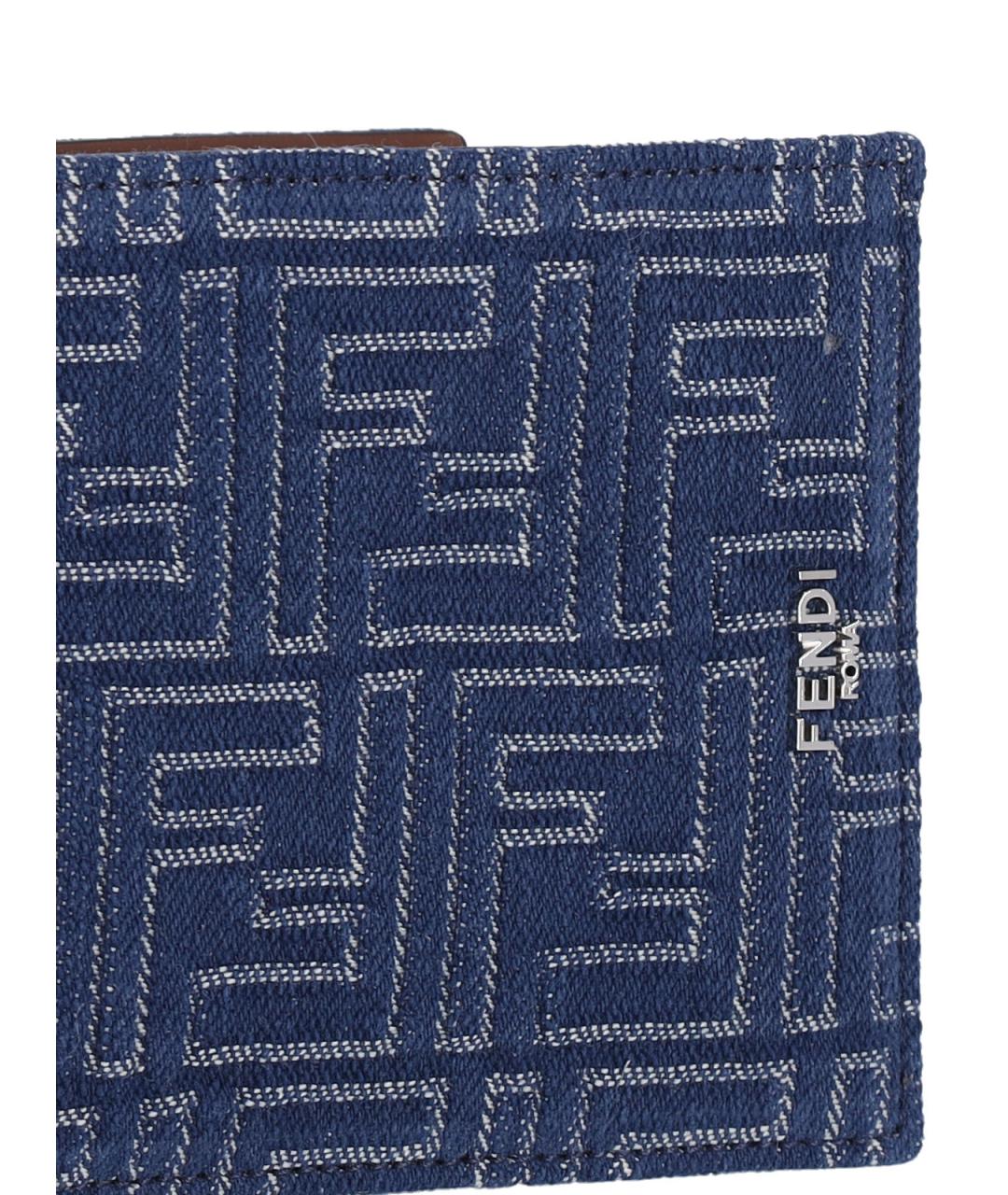 FENDI Синий кошелек, фото 4