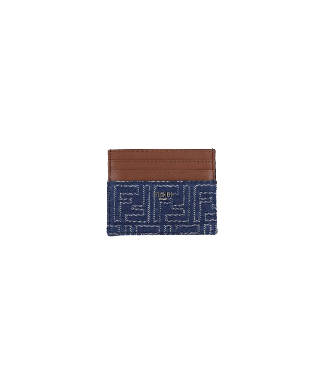 FENDI Синий кардхолдер, фото 1
