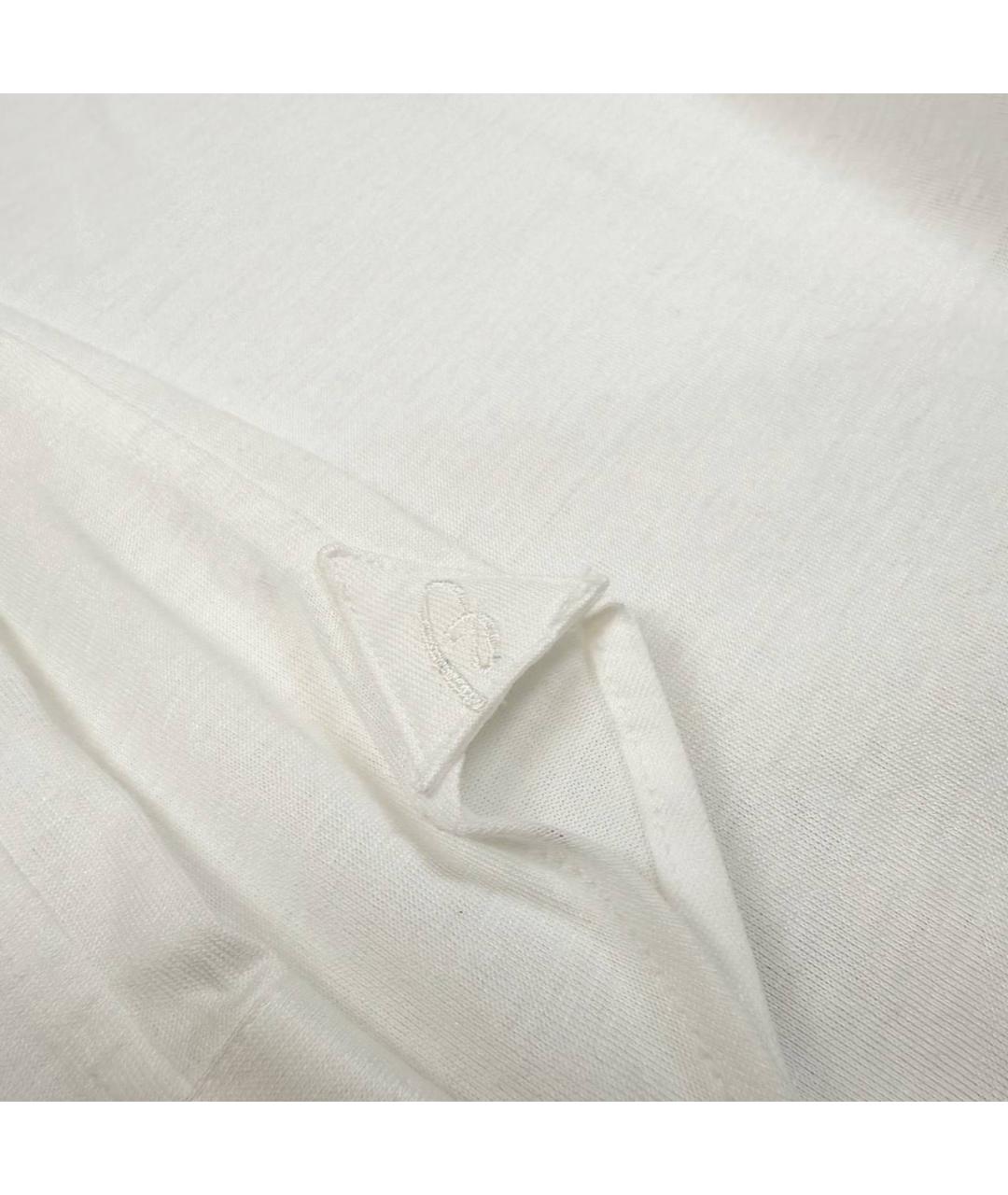 BRIONI Белая хлопковая классическая рубашка, фото 4