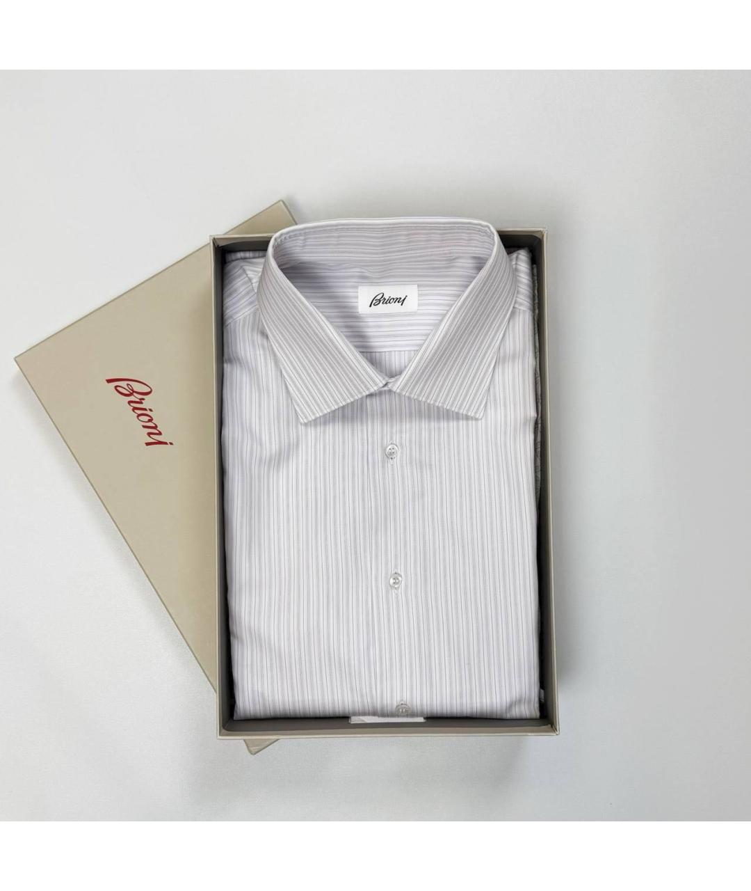 BRIONI Хлопковая классическая рубашка, фото 3