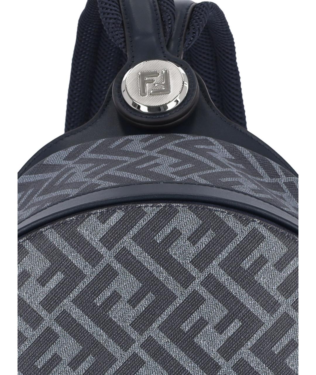 FENDI Синяя сумка на плечо, фото 4
