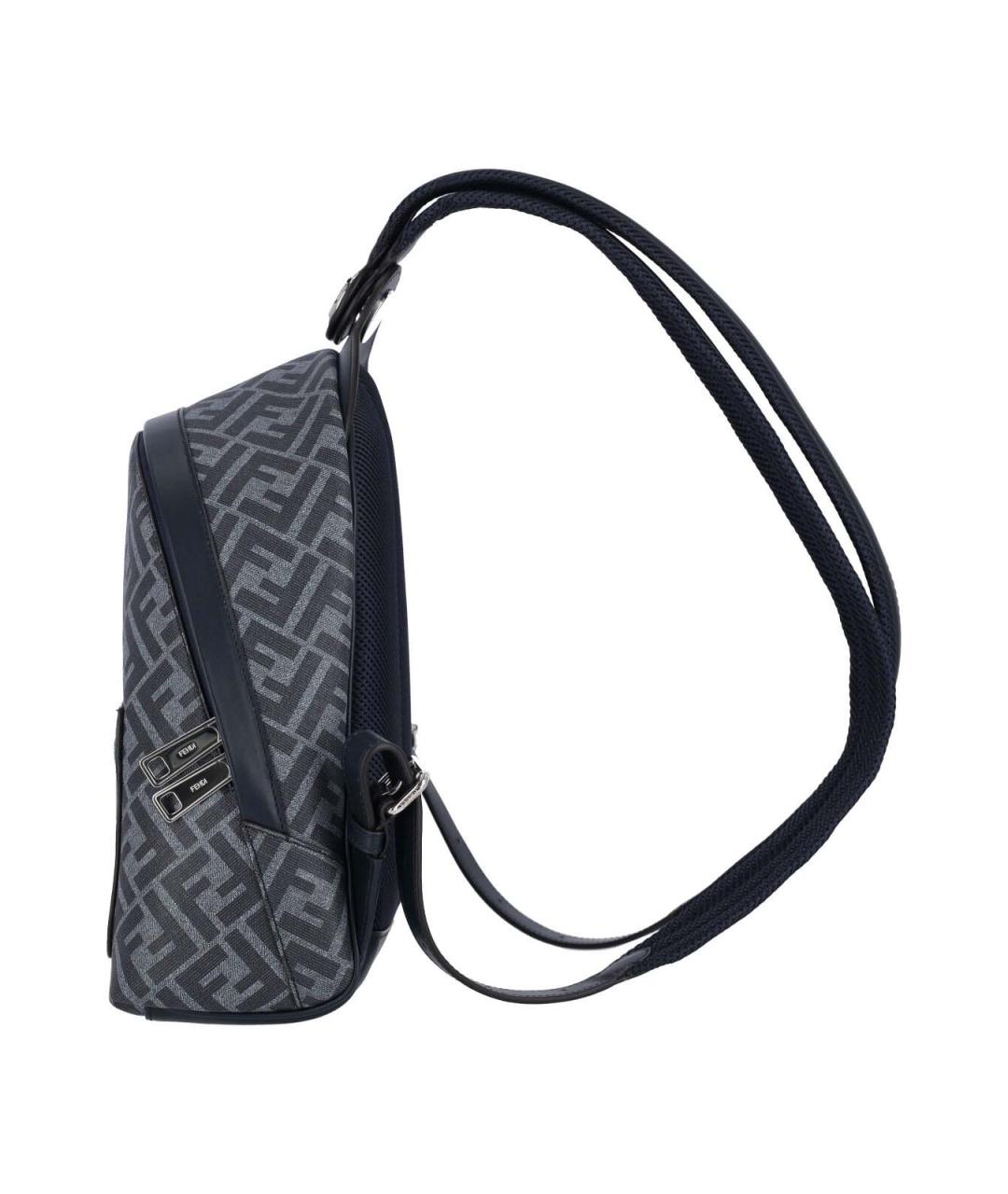 FENDI Синяя сумка на плечо, фото 5