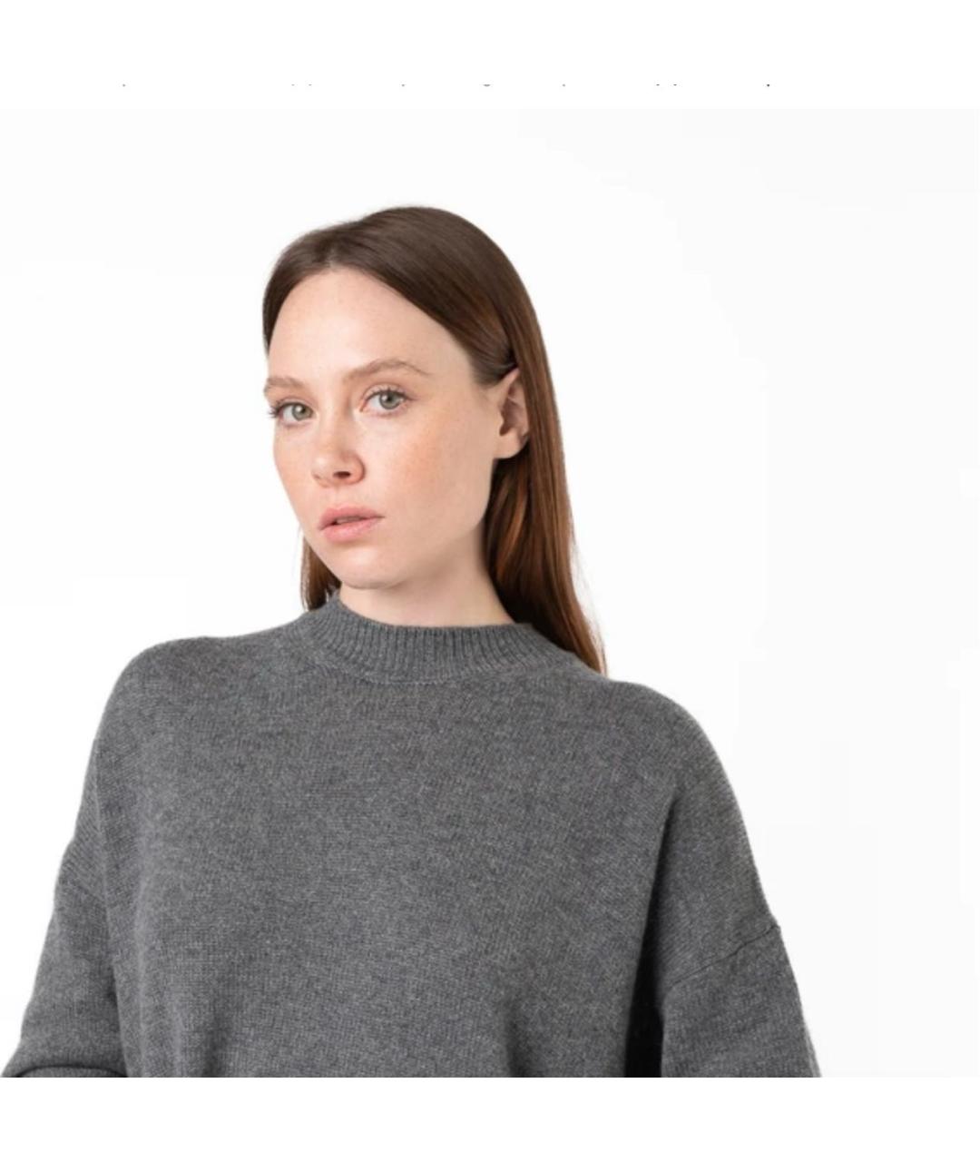 JIL SANDER Серый джемпер / свитер, фото 2