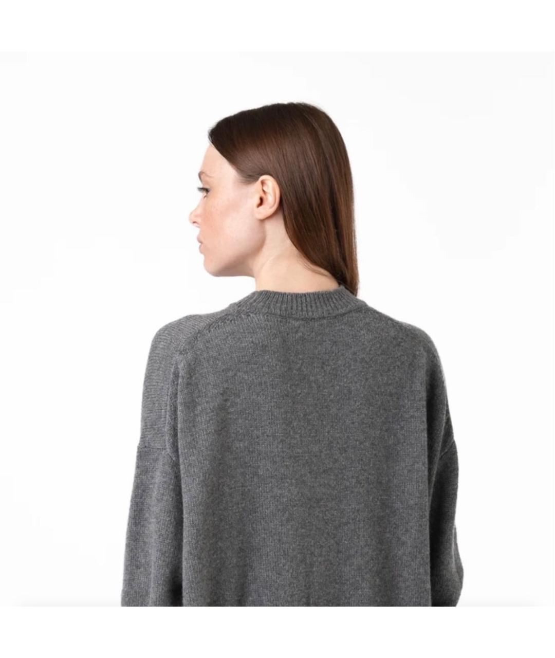 JIL SANDER Серый джемпер / свитер, фото 4