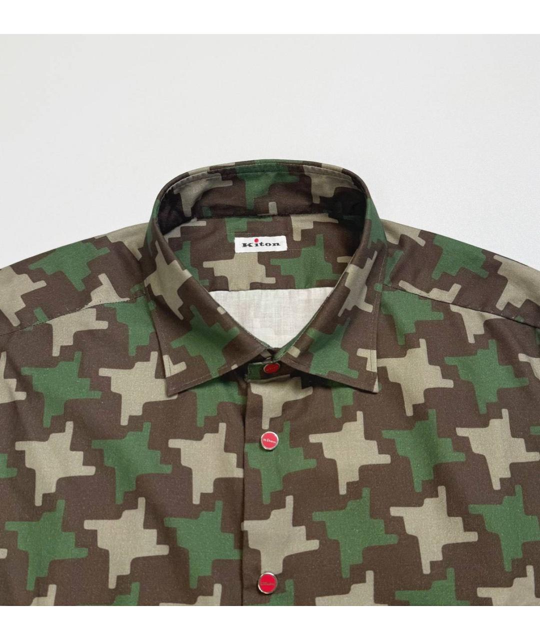 KITON Хлопковая кэжуал рубашка, фото 3