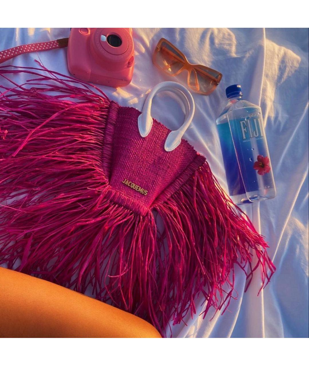JACQUEMUS Кожаная пляжная сумка, фото 3
