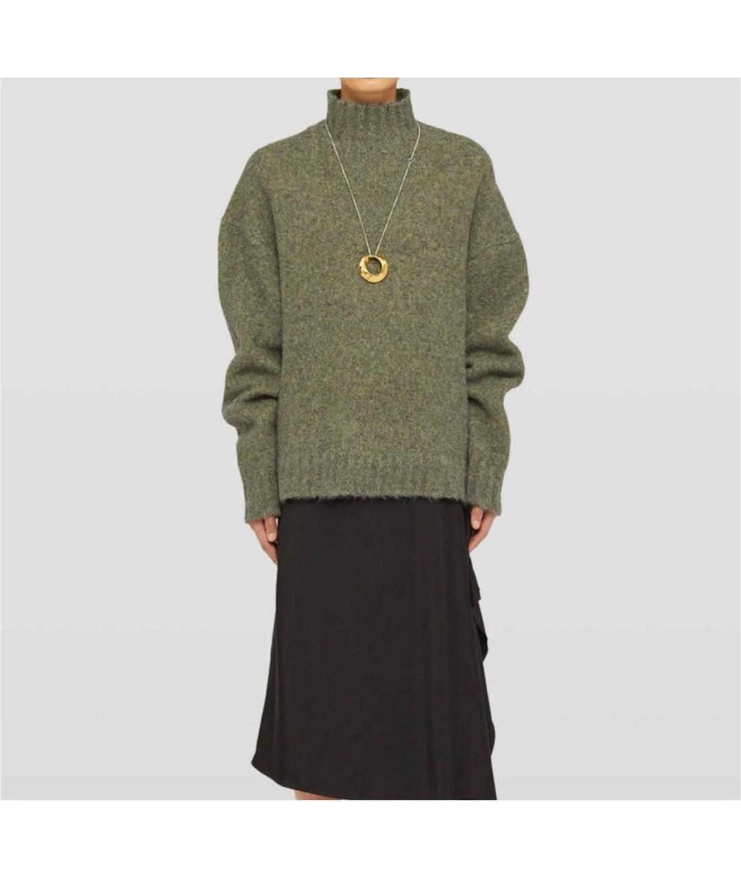 JIL SANDER Черная юбка миди, фото 2