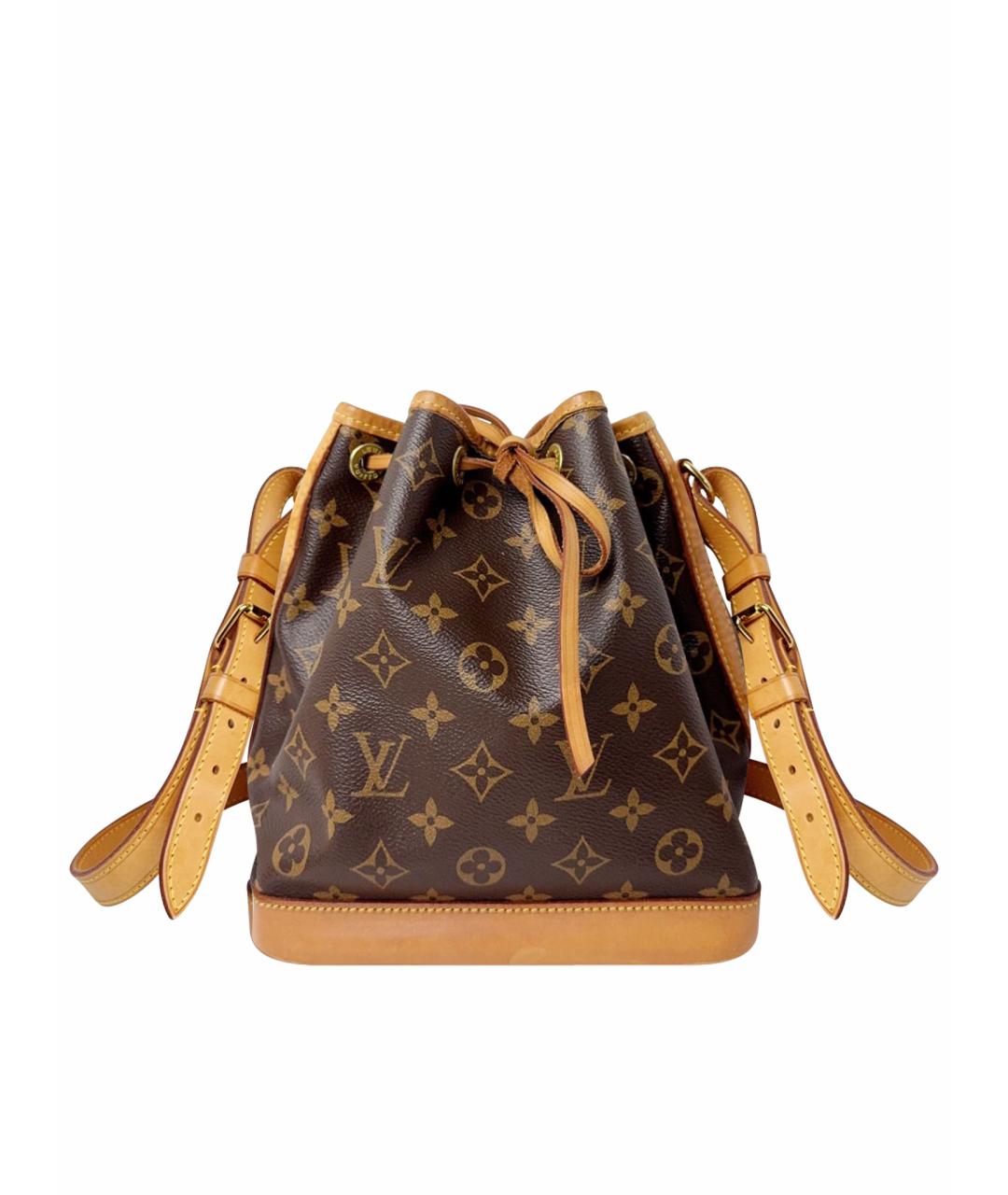 LOUIS VUITTON Коричневая кожаная сумка тоут, фото 1
