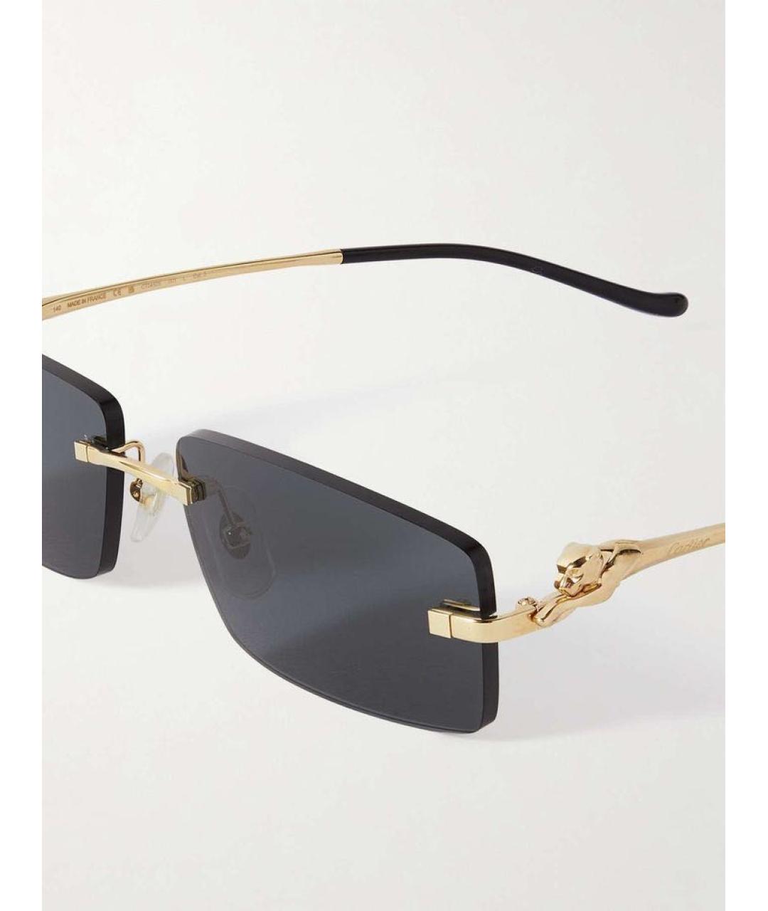 CARTIER Золотые солнцезащитные очки, фото 7