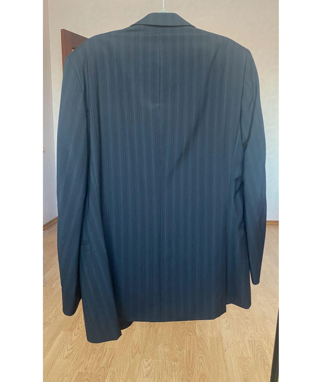 VERSACE COLLECTION Темно-синий шерстяной пиджак, фото 2