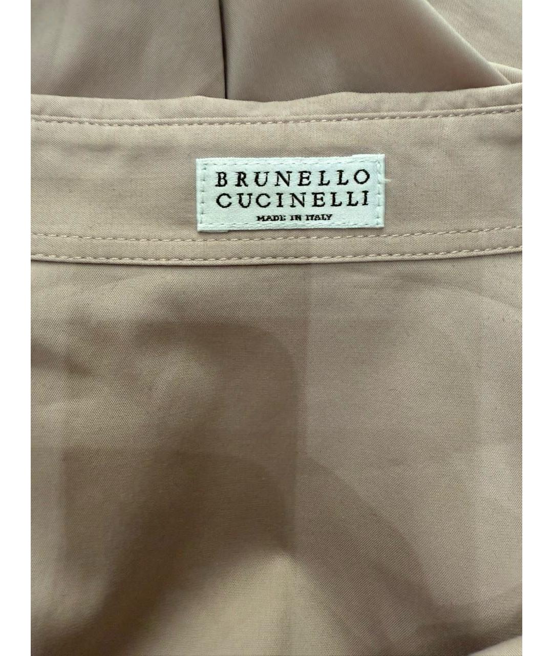 BRUNELLO CUCINELLI Розовая рубашка, фото 4