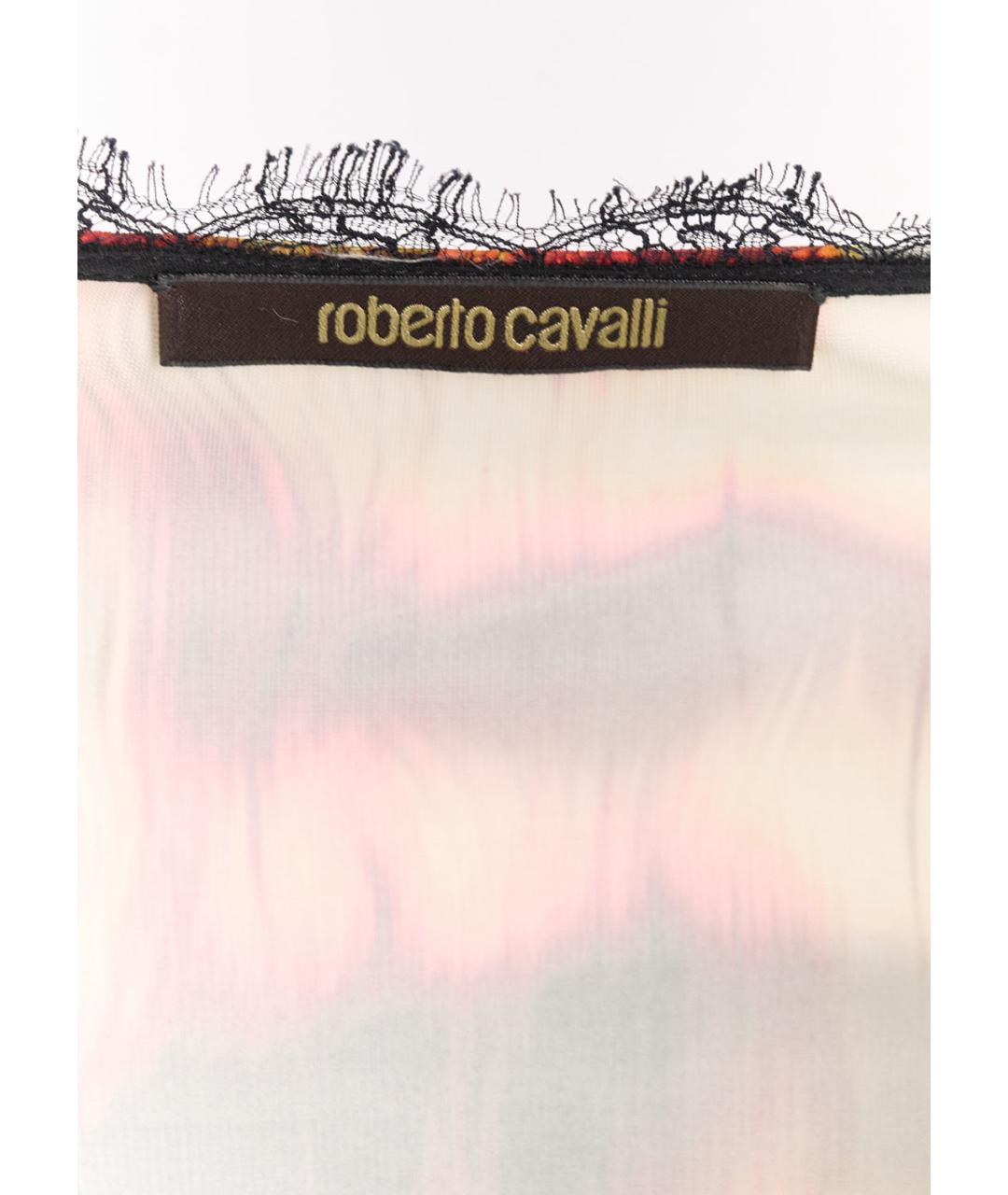 ROBERTO CAVALLI Мульти повседневное платье, фото 4