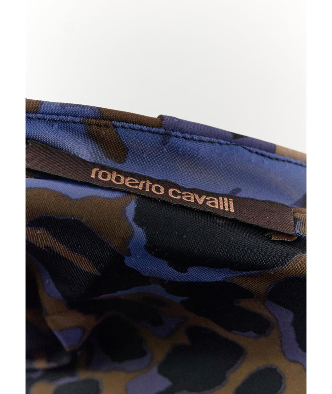 ROBERTO CAVALLI Мульти полиамидовое повседневное платье, фото 5