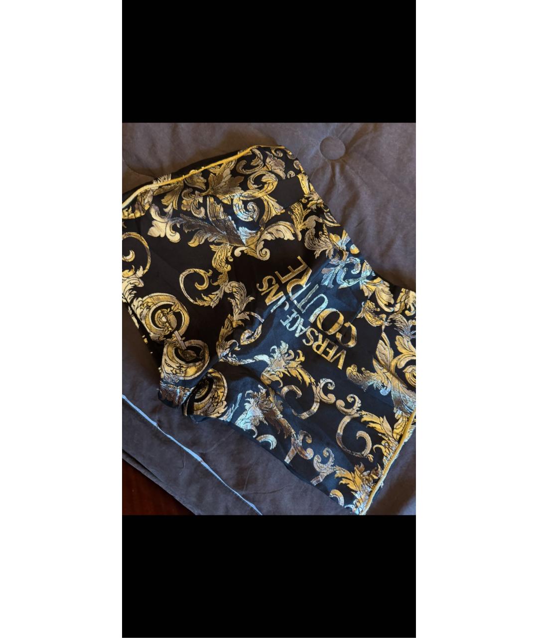 VERSACE JEANS COUTURE Черные шорты, фото 4