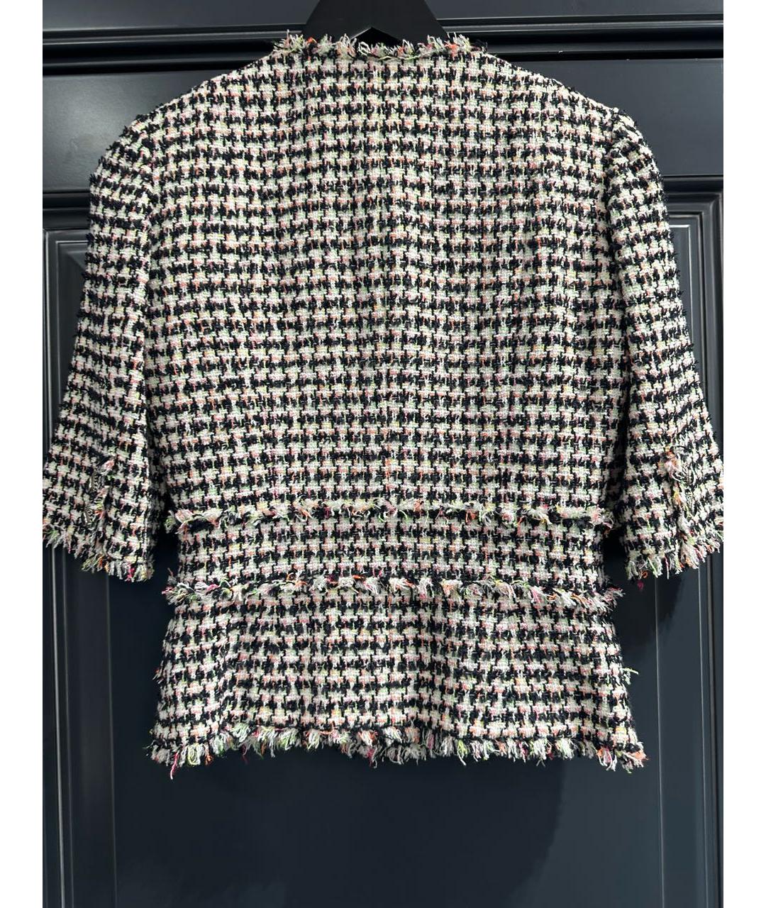CHANEL Белый хлопковый костюм с юбками, фото 3
