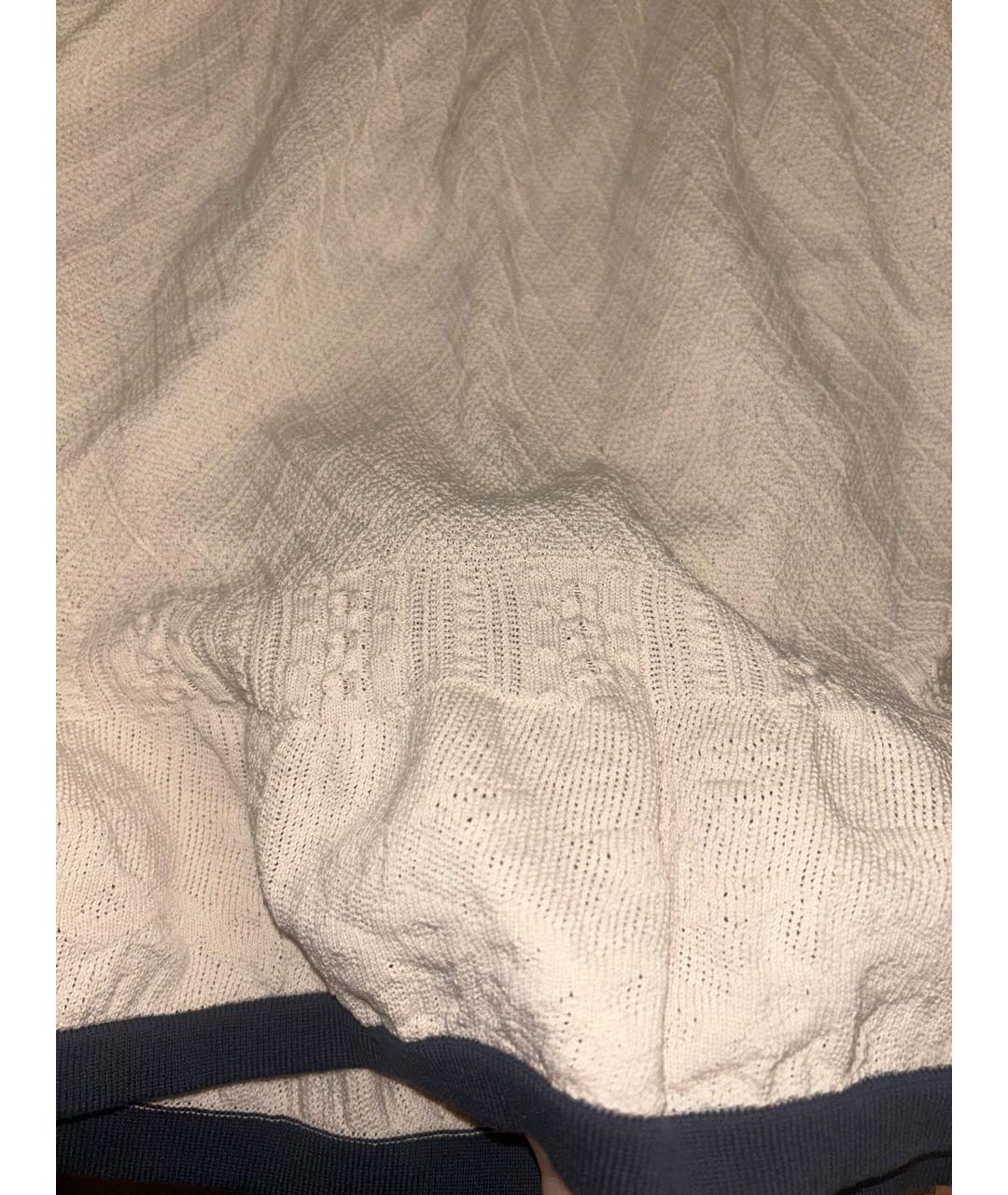 CHANEL Бежевая хлопковая юбка мини, фото 4