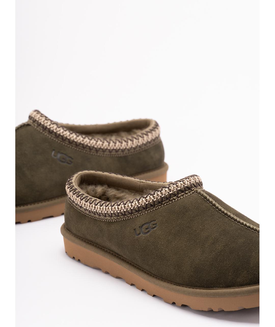UGG AUSTRALIA Хаки нубуковые низкие ботинки, фото 5