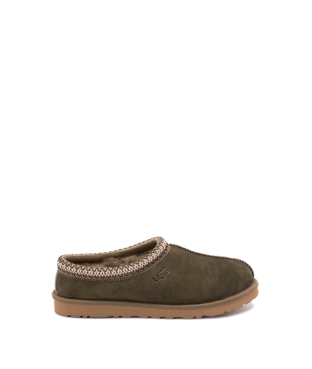 UGG AUSTRALIA Хаки нубуковые низкие ботинки, фото 1