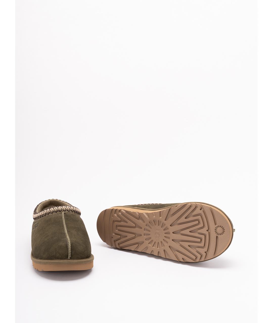 UGG AUSTRALIA Хаки нубуковые низкие ботинки, фото 4
