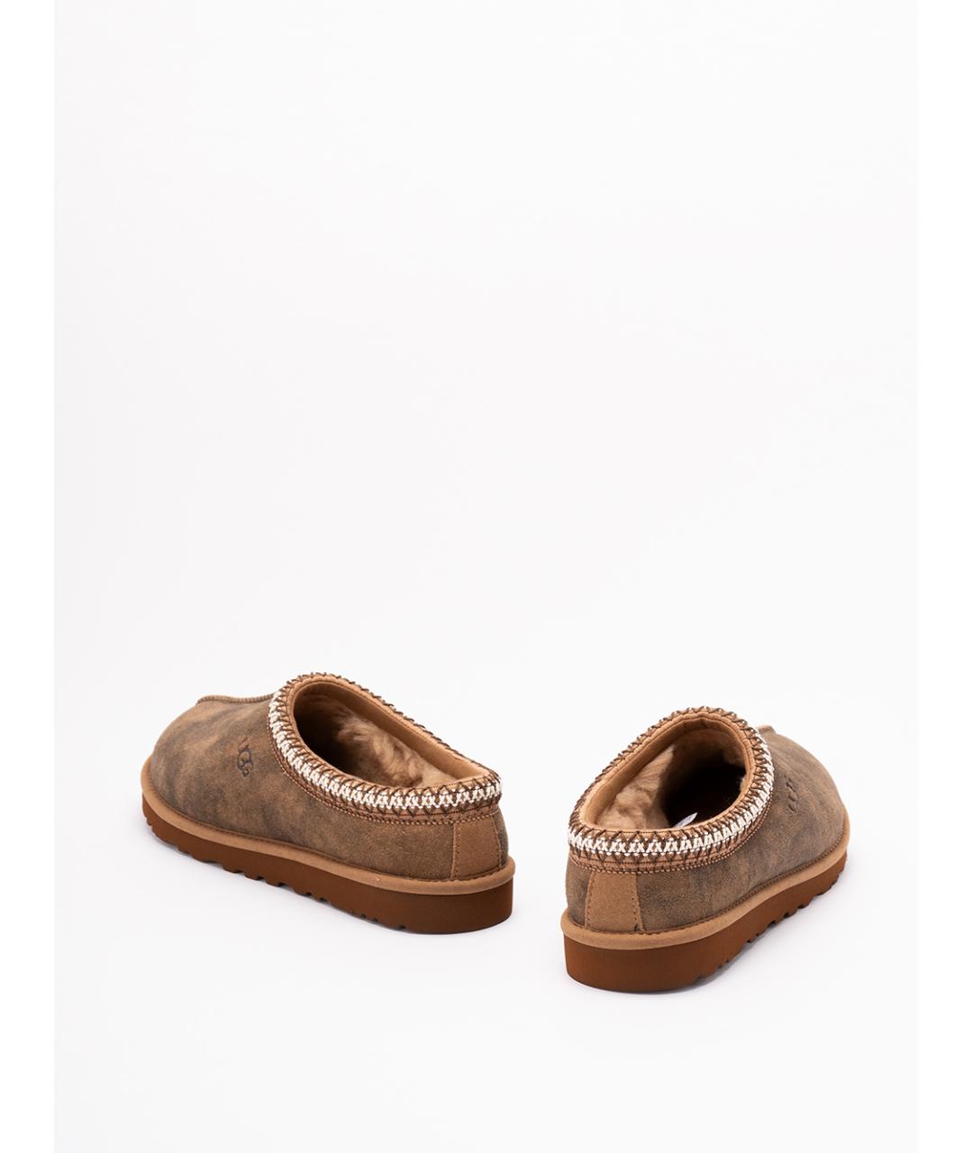 UGG AUSTRALIA Коричневые нубуковые низкие ботинки, фото 3