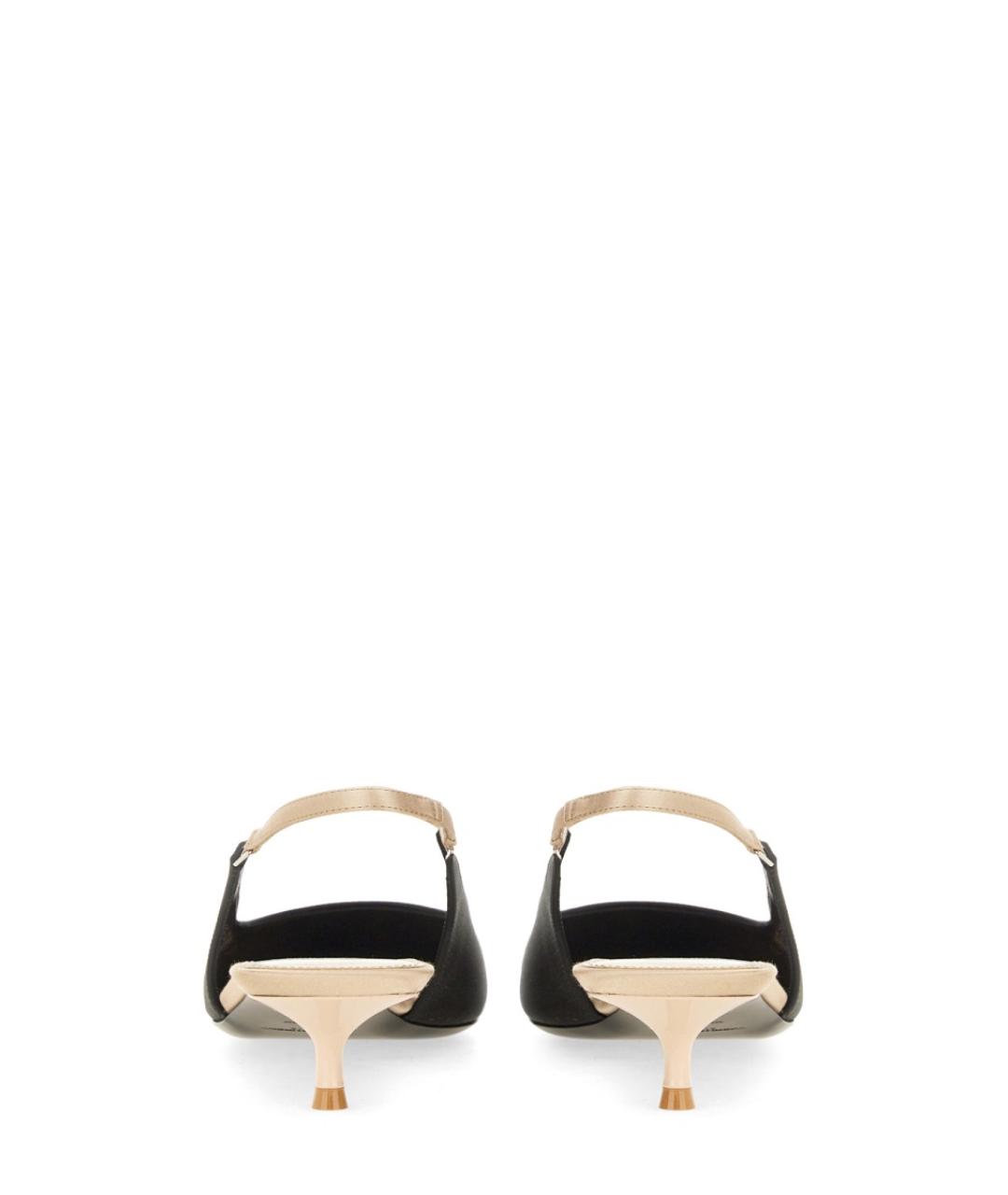 SAINT LAURENT Черные синтетические туфли, фото 3