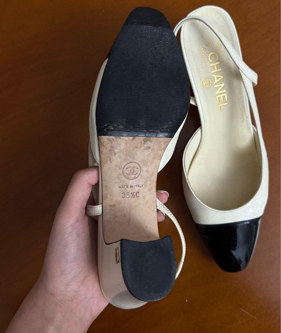 CHANEL Белые босоножки, фото 5