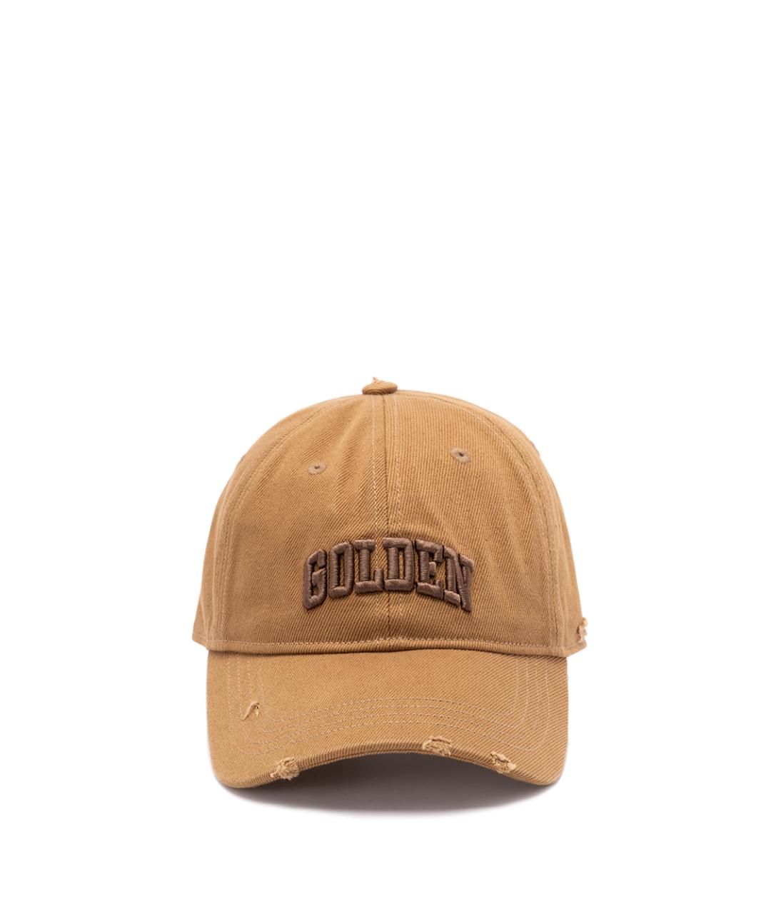 GOLDEN GOOSE DELUXE BRAND Бежевая хлопковая кепка/бейсболка, фото 1