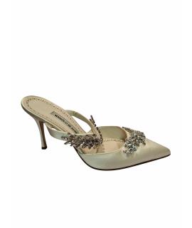 MANOLO BLAHNIK Лодочки на низком каблуке