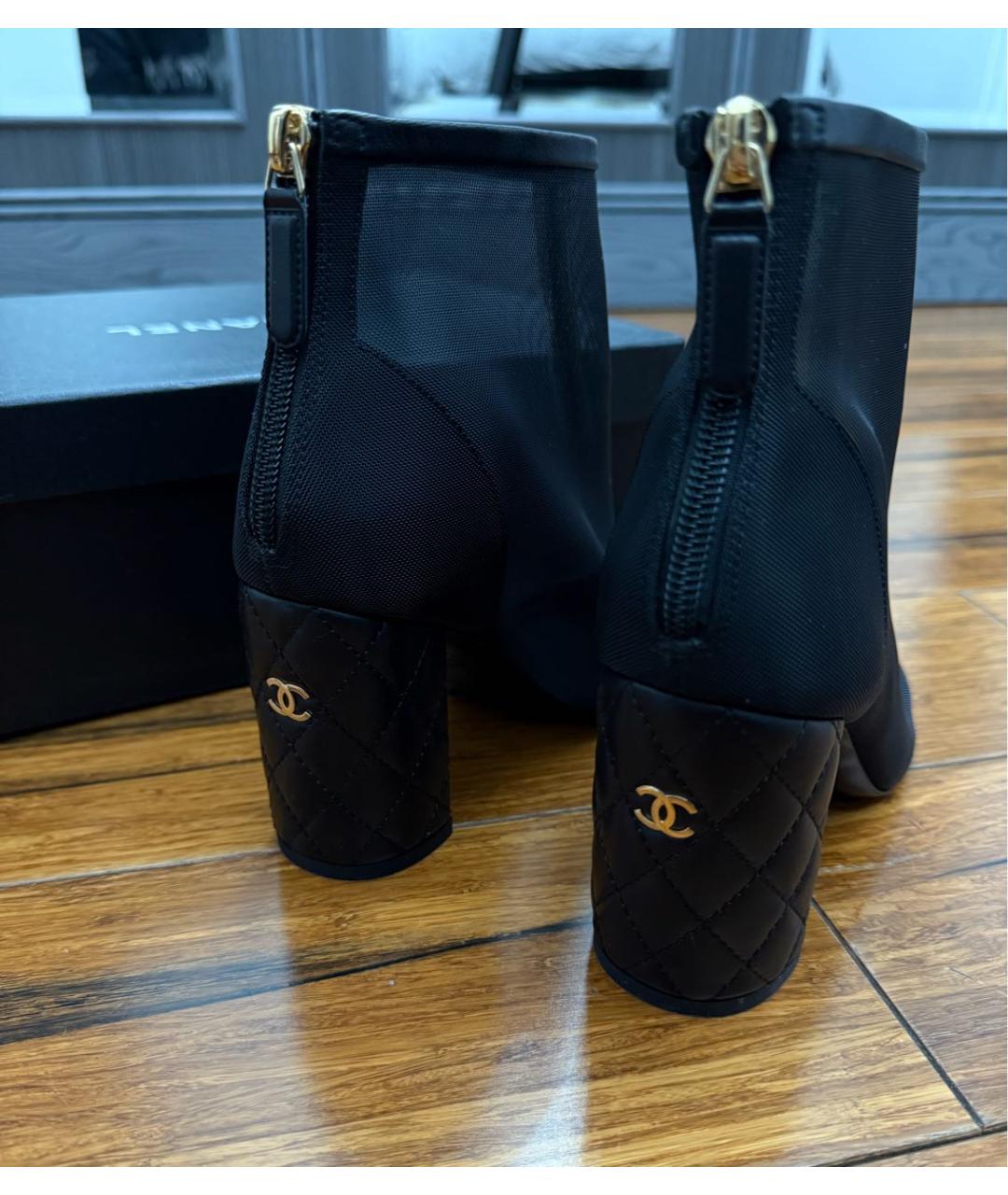 CHANEL Черные ботильоны, фото 2