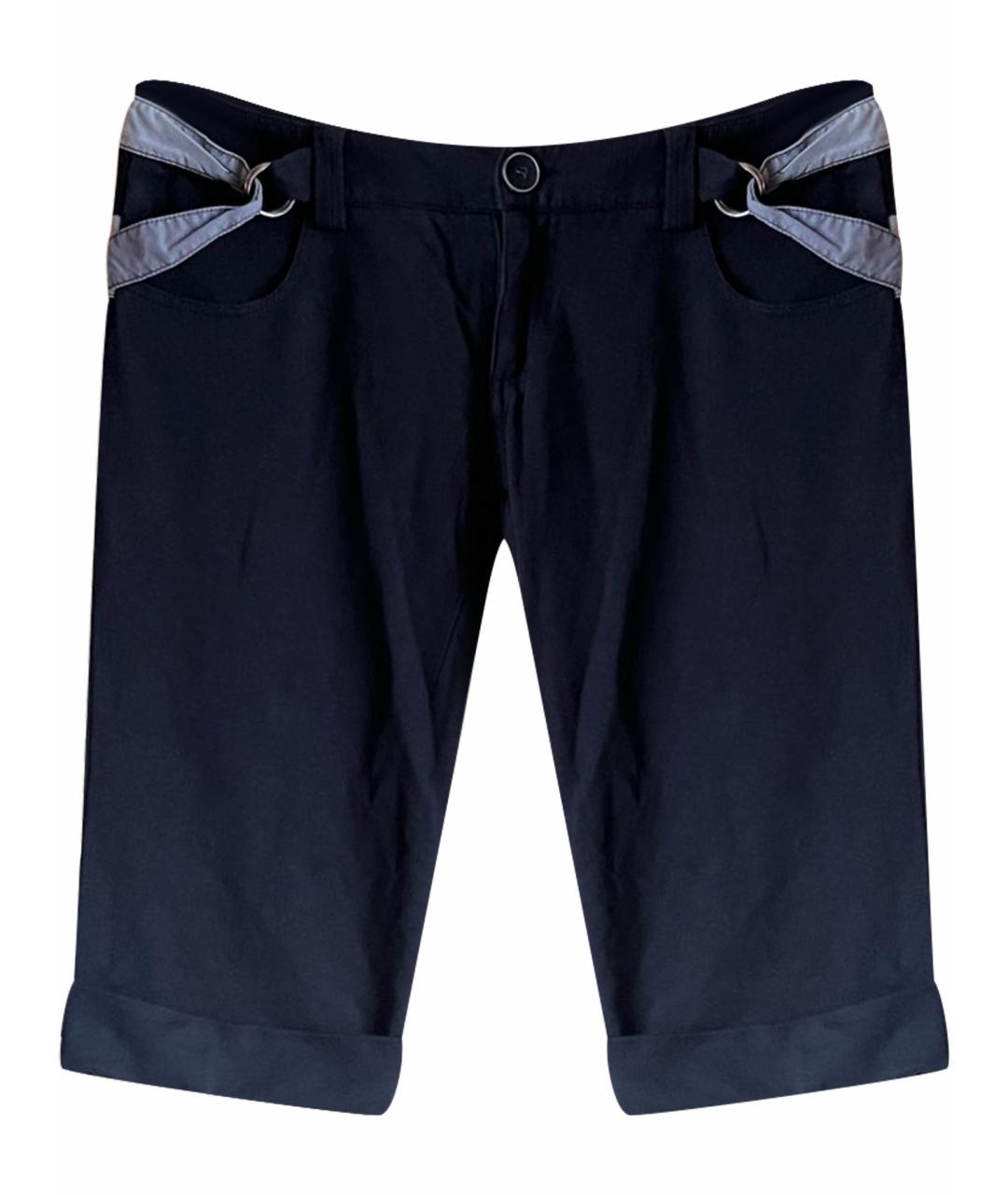 MCQ ALEXANDER MCQUEEN Черные хлопко-эластановые шорты, фото 1