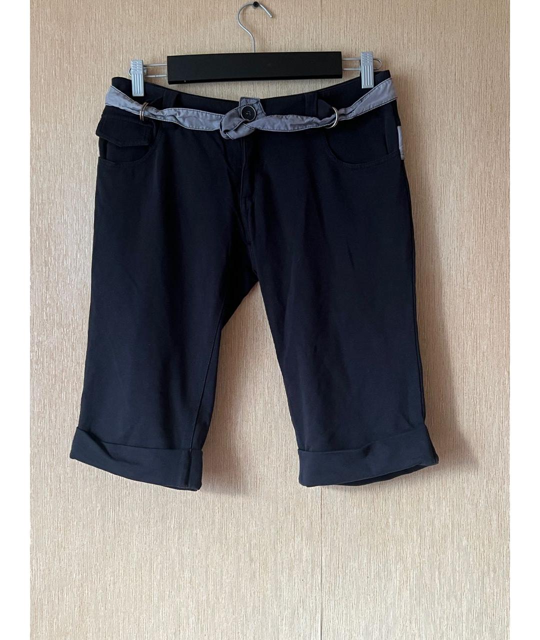 MCQ ALEXANDER MCQUEEN Черные хлопко-эластановые шорты, фото 5