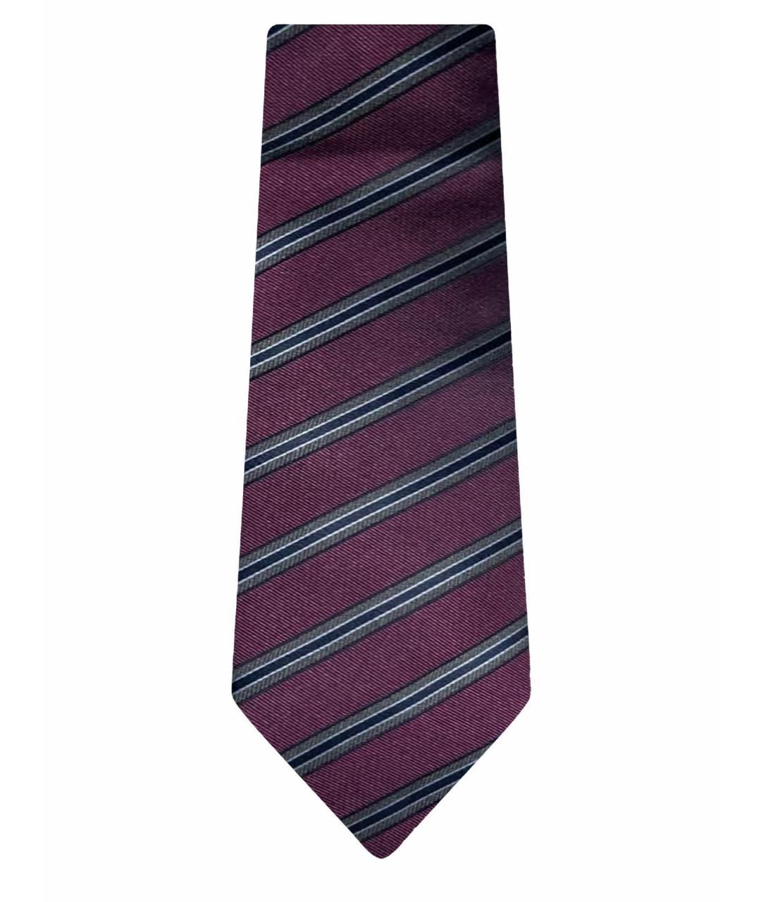 CORNELIANI Фиолетовый шелковый галстук, фото 1