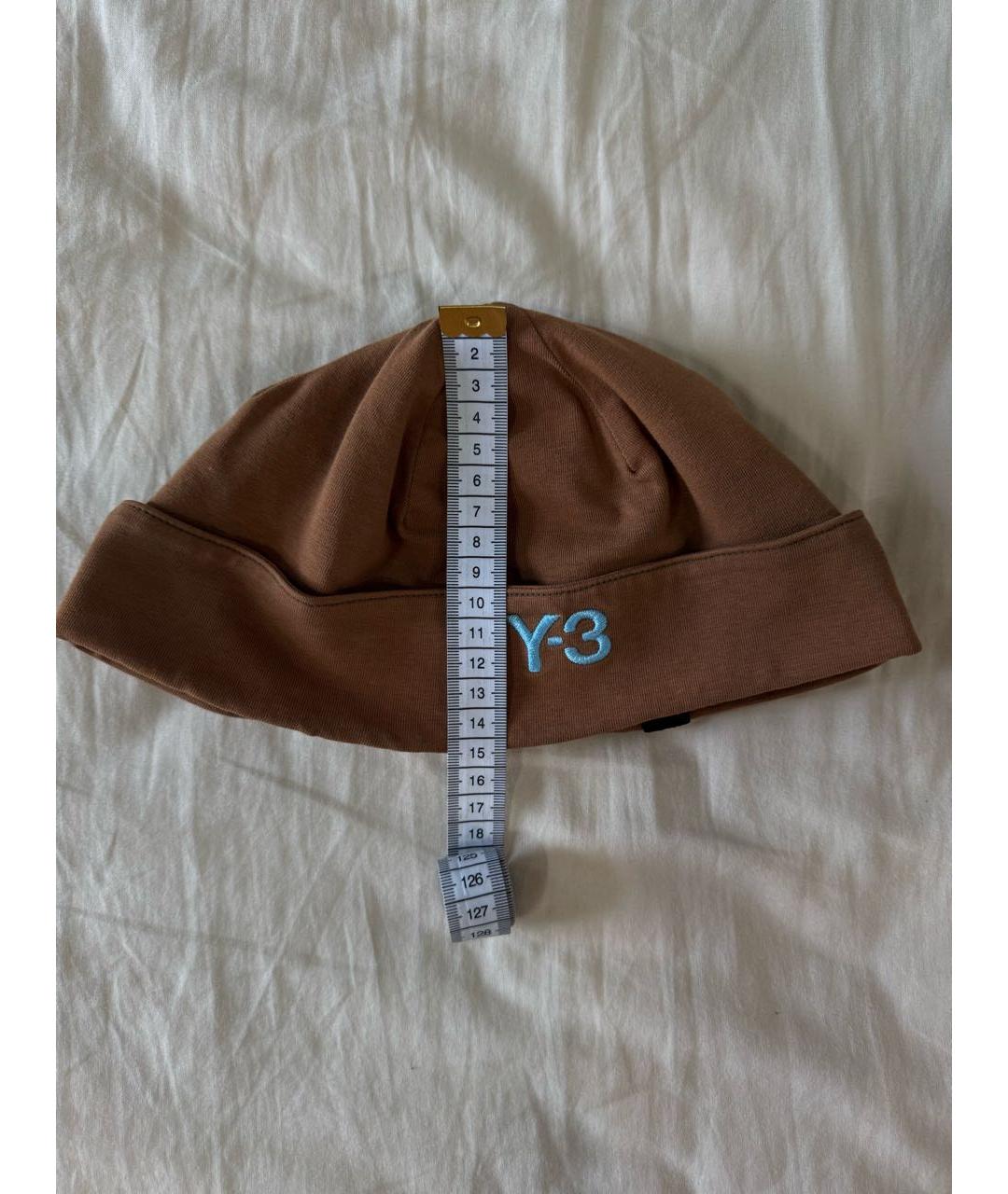 Y-3 Горчичная хлопковая шапка, фото 4