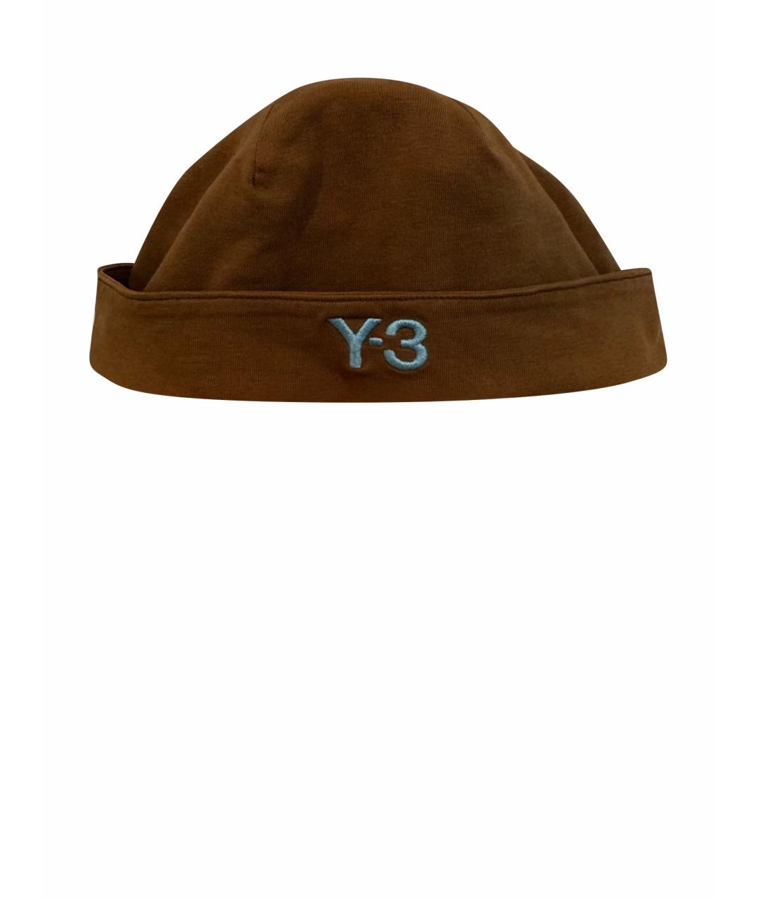 Y-3 Горчичная хлопковая шапка, фото 1