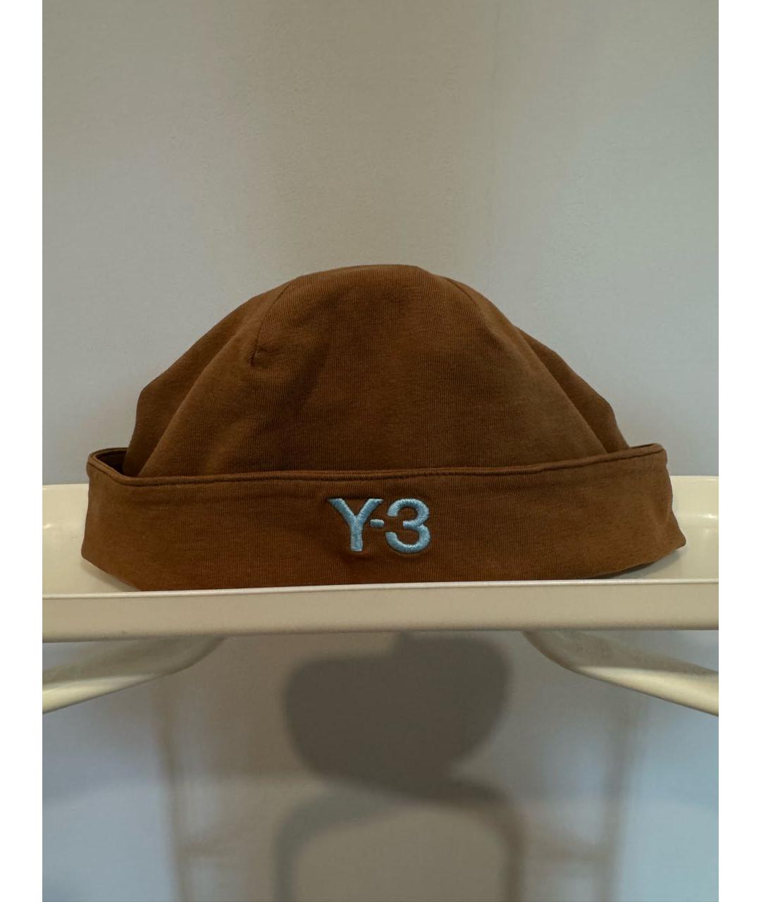 Y-3 Горчичная хлопковая шапка, фото 6