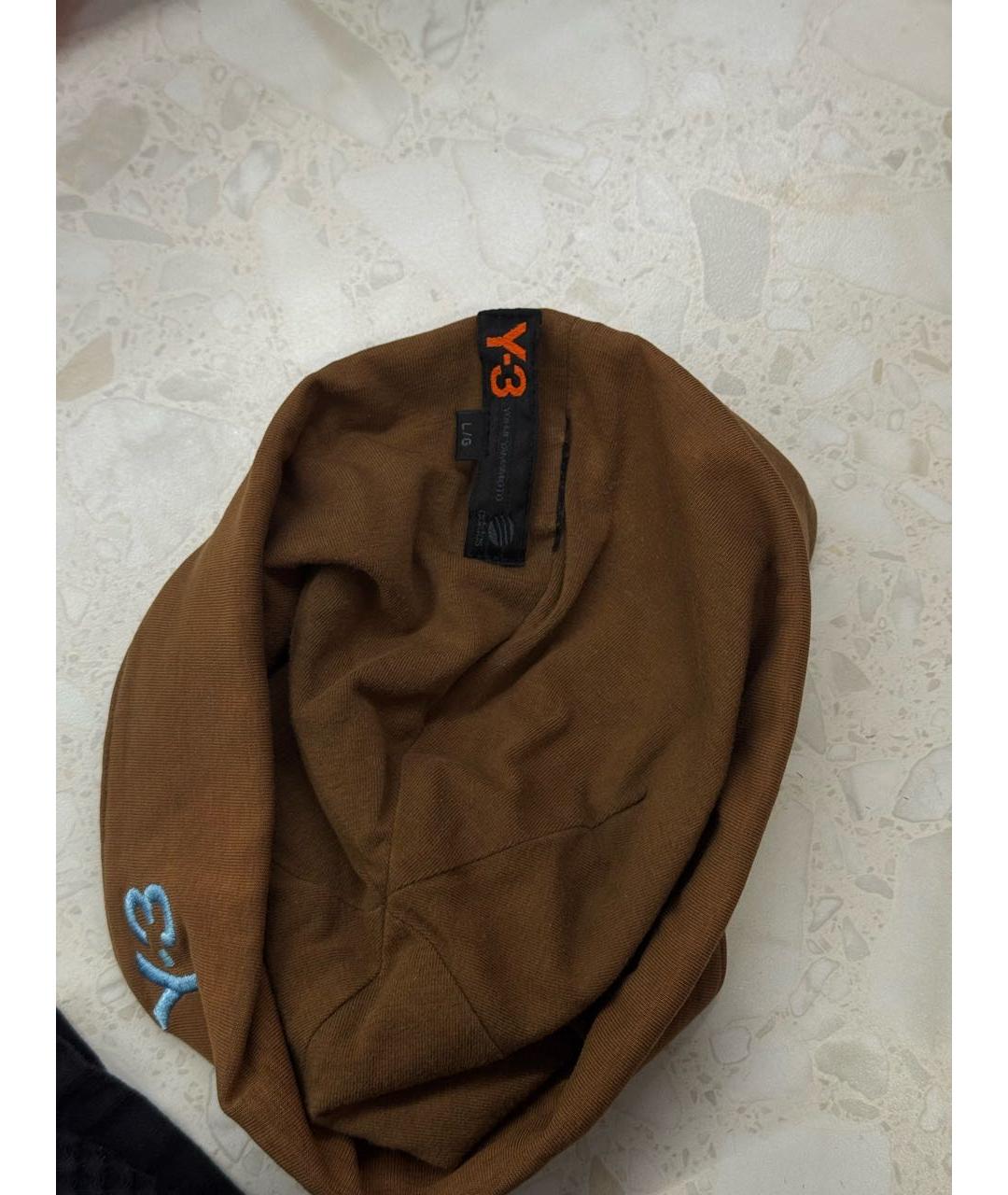 Y-3 Горчичная хлопковая шапка, фото 8