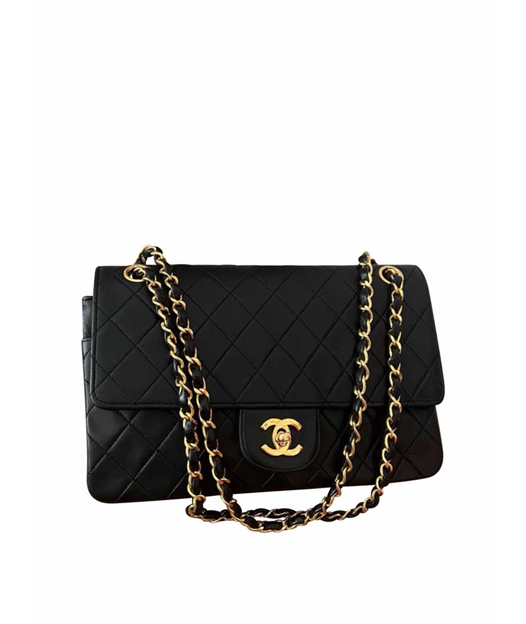 CHANEL Черная кожаная сумка тоут, фото 1