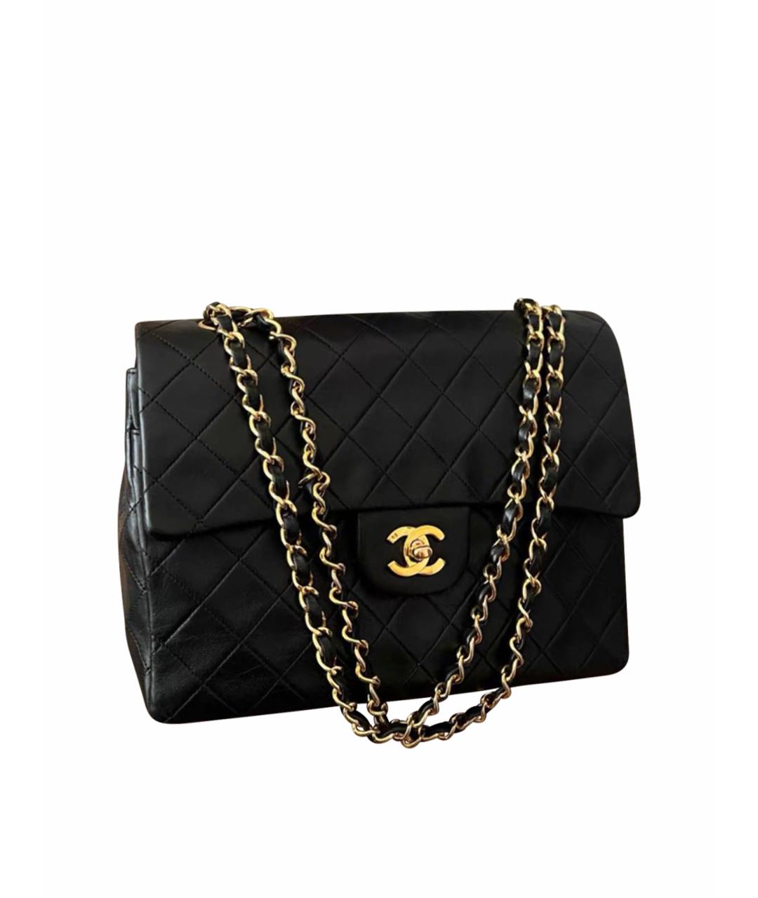 CHANEL Черная кожаная сумка тоут, фото 1