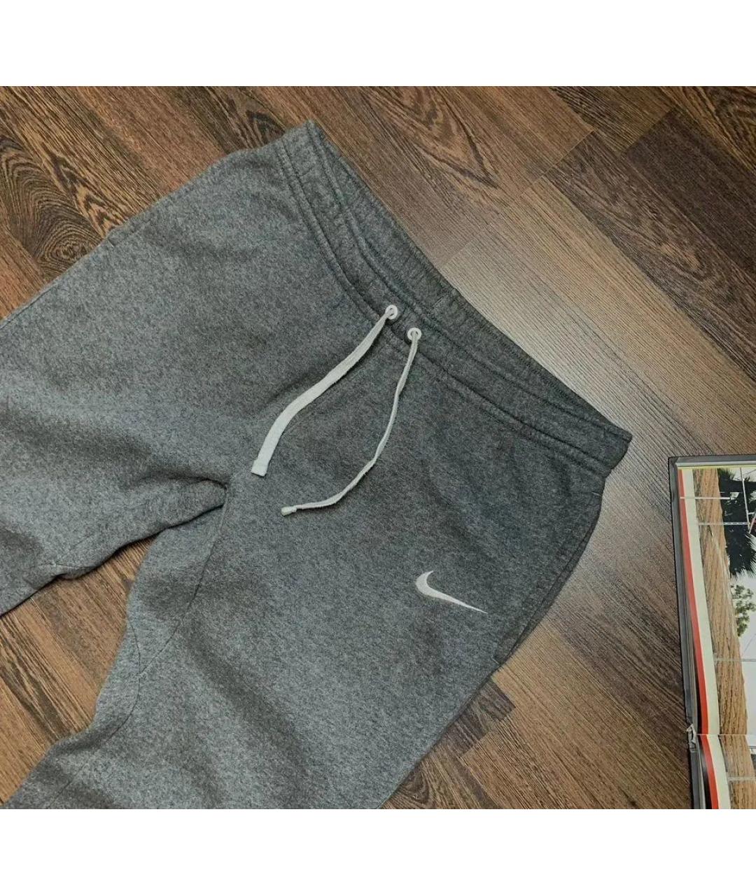 NIKE Серые повседневные брюки, фото 4