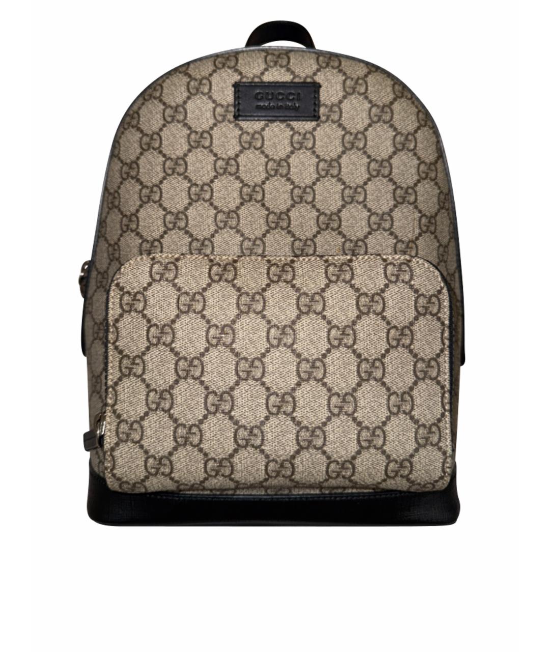 GUCCI Коричневый рюкзак, фото 1