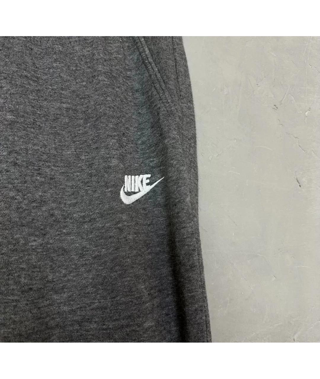 NIKE Серые спортивные брюки и шорты, фото 3