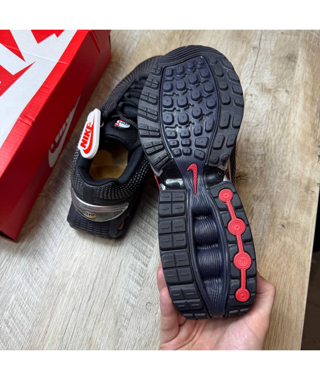 NIKE Черные низкие кроссовки / кеды, фото 8