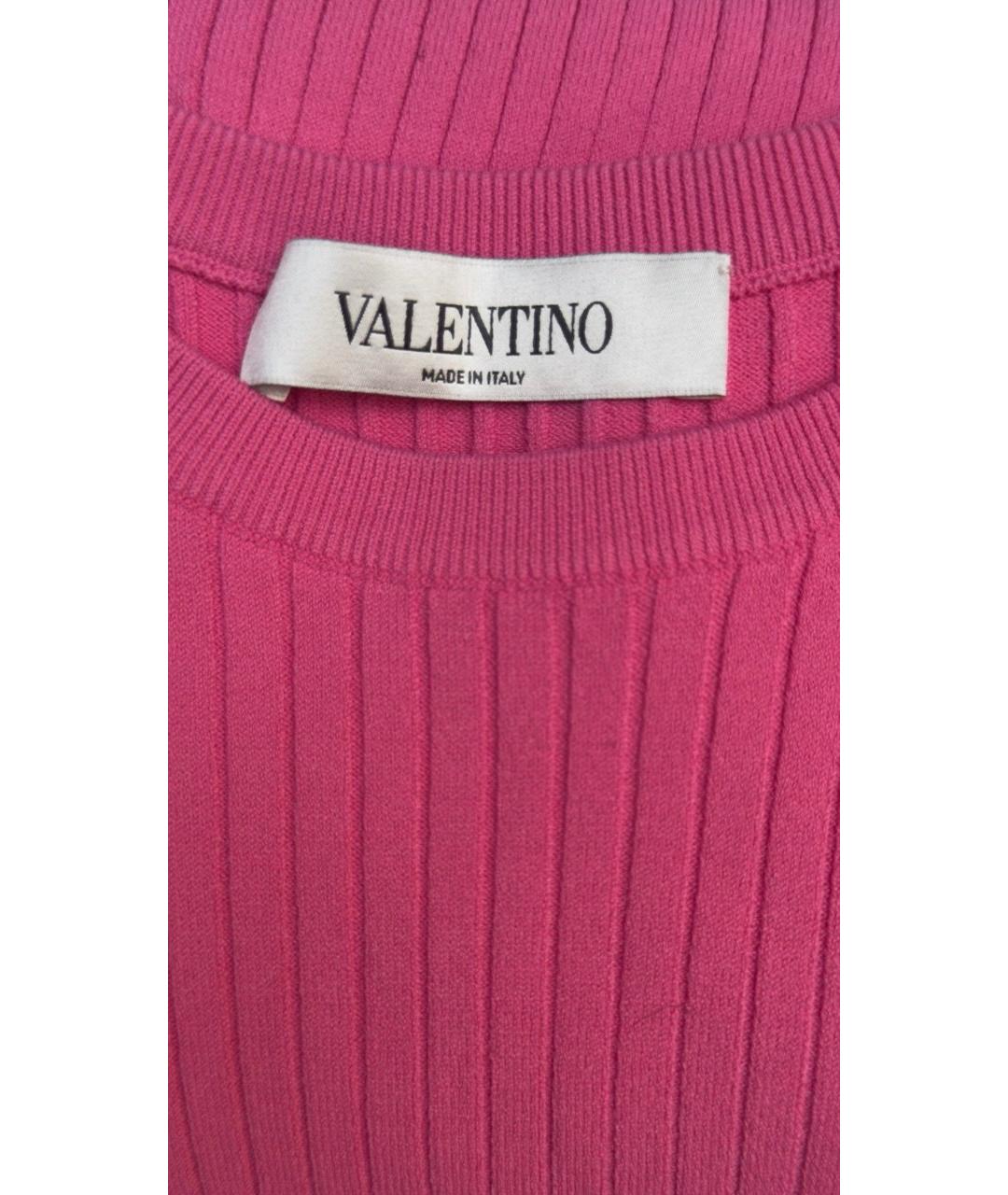 VALENTINO Розовый джемпер / свитер, фото 7