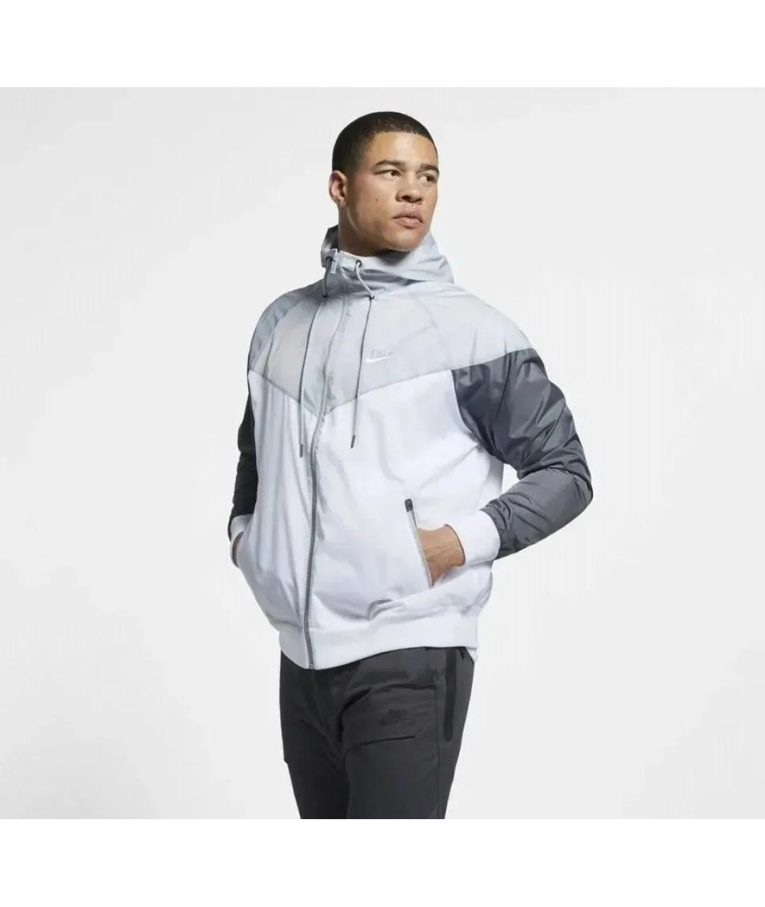 NIKE Белая куртка, фото 4